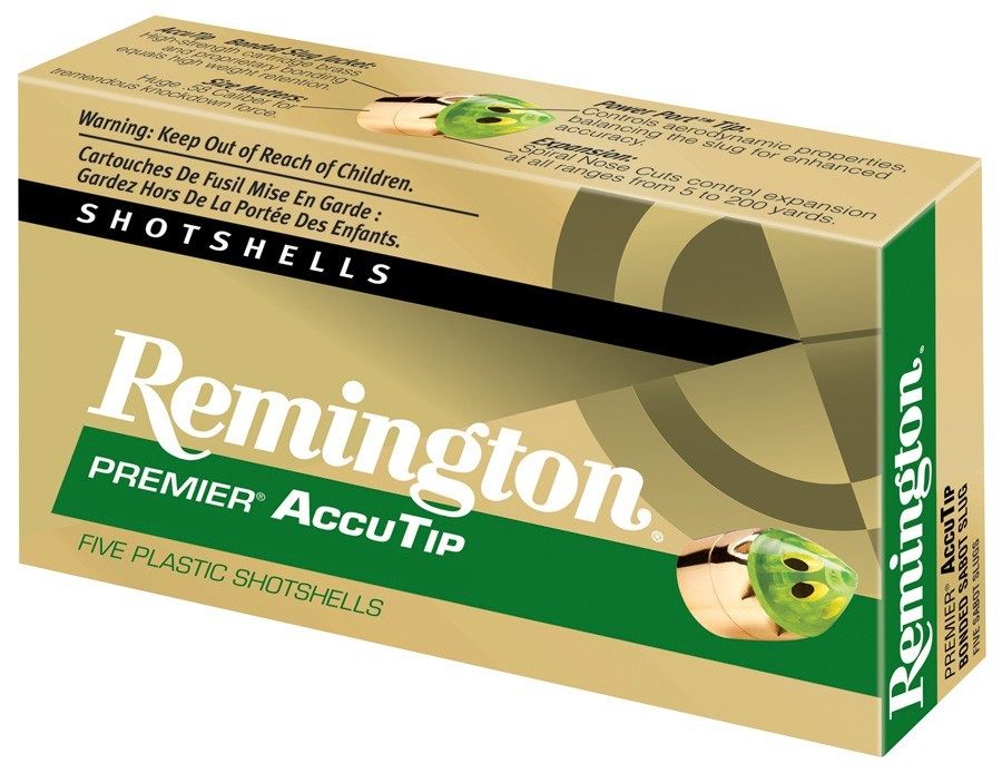 Remington Ammunition 20731 Premier AccuTip 12 Gauge 3in Sabot Slug Shot 5 P view 2