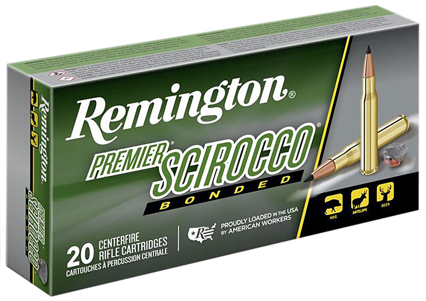 Remington Ammunition 29330 Premier Scirocco Bonded 300 WinMag 180gr Swift 2