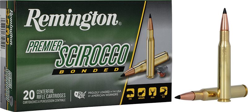 Remington Ammunition 29316 Premier Scirocco Bonded 7mmRemMag 150gr Swift 20