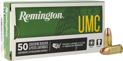 Remington Ammunition 23732 UMC 9mmLuger 147gr Full Metal Jacket 50 Per Box/ view 2