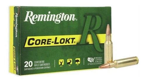 Remington Core-Lokt Rifle Ammunition .300 Saum 165 gr PSP 3075 fps 20/ct view 2