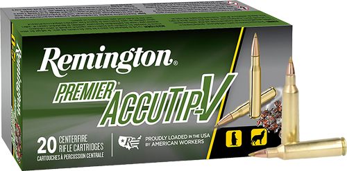 Remington Ammunition 29186 Premier Accutip-V 22-250 50gr V Boat Tail 20 Per view 4