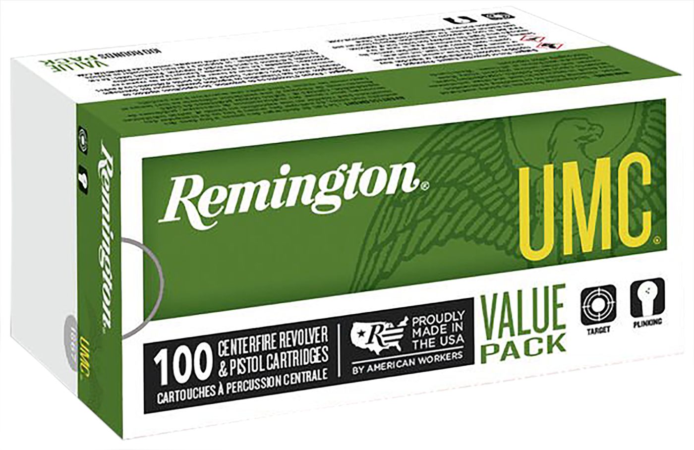 Remington Ammunition 23795 UMC Value Pack 40S W 180gr Full Metal Jacket 100