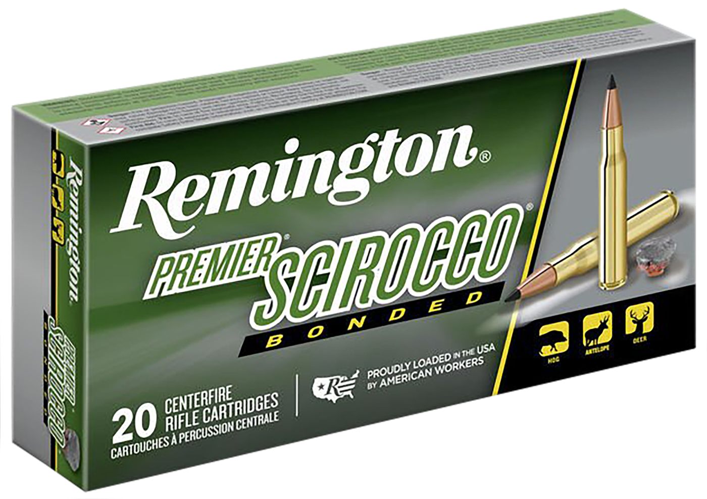 Remington Arms Ammunition 29345 Premier Scirocco Bonded 300WSM 180gr Swift