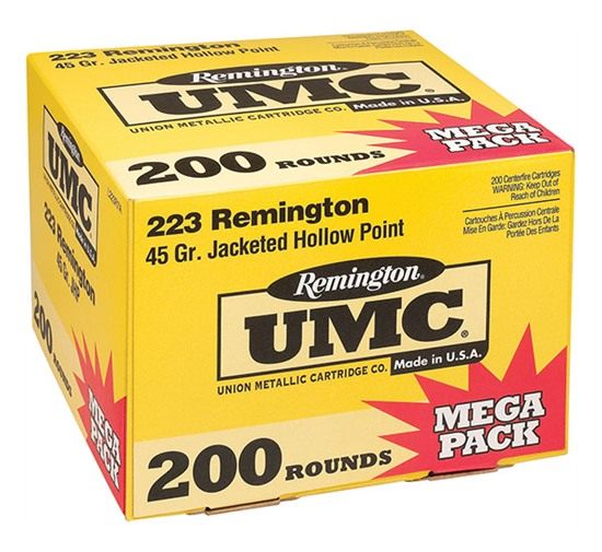 Remington Arms Ammunition 23683 UMC Mega Pack 223 55gr Full Metal Jacket 20 view 2