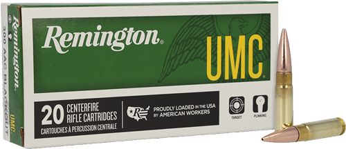 Remington Ammunition 21422 UMC 300 Blackout 220gr Open Tip Flat Base 20 Per view 3