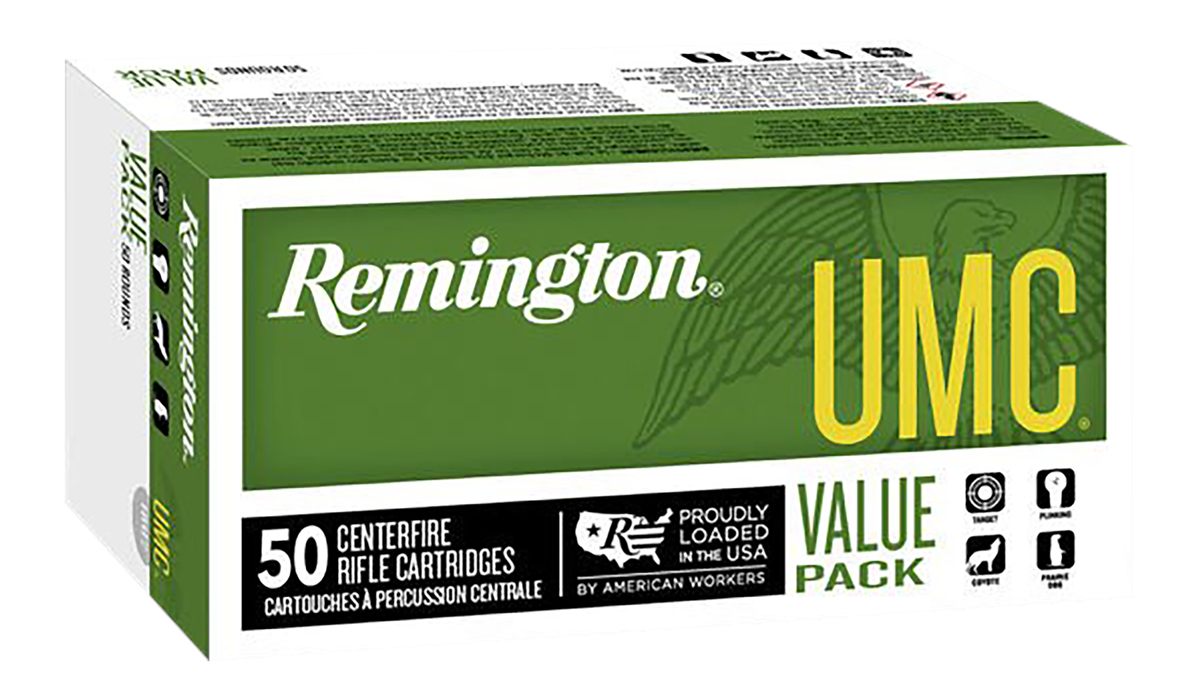 Remington Ammunition 23906 UMC Value Pack 223 45gr Jacketed Hollow Point 50