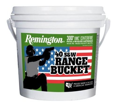 Remington Arms UMC Range Bucket Handgun Ammunition .40 S W 180 gr FMJ 990 f