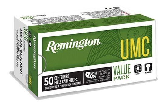Remington Ammunition 26855 UMC 300 Blackout 150gr Full Metal Jacket 50 Per view 3