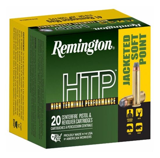 Remington Arms Ammunition 23000 HTP 41 RemMag 210gr Jacketed Soft Point 20 view 2