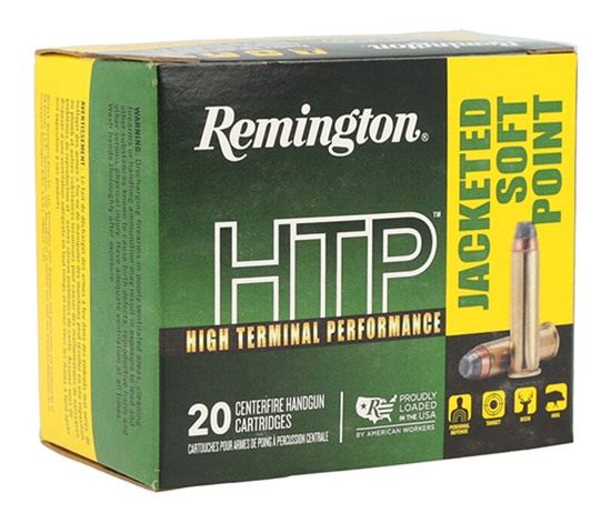 Remington Ammunition 23002 HTP 44 RemMag 240gr Jacketed Soft Point 20 Per B view 2