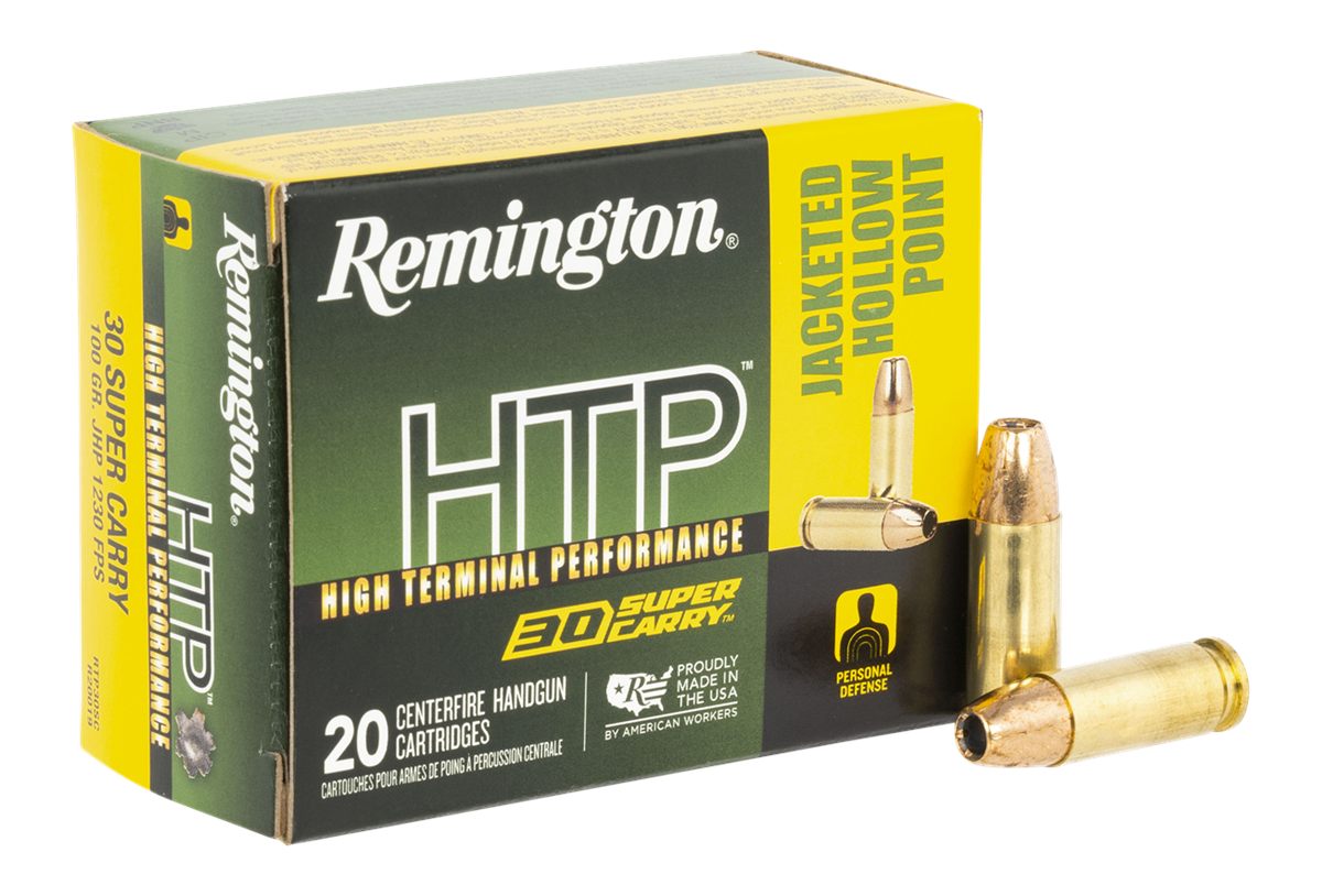 Remington Ammunition R20019 HTP 30 SuperCarry 100gr Jacketed Hollow Point 2