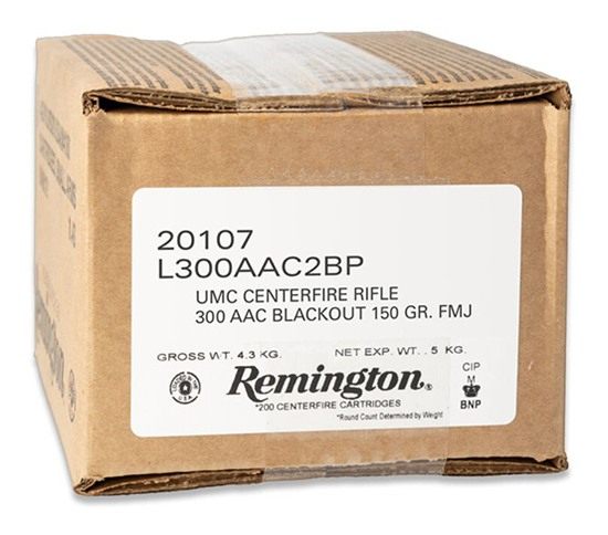 Remington Ammunition 20107 UMC Mega Pack 300 Blackout 150gr Full Metal Jack view 2