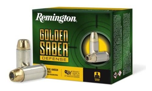Remington Ammunition 27607 Golden Saber Defense 40S W 165gr Brass Jacketed view 2