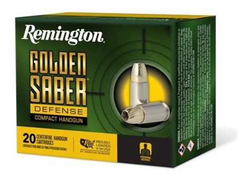 Remington Arms Golden Saber Defense Compact Ammunition .45 Auto 230 gr Bjhp