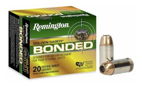 Remington Ammunition 29327 Golden Saber Bonded 45ACP 230gr Brass Jacketed H view 2