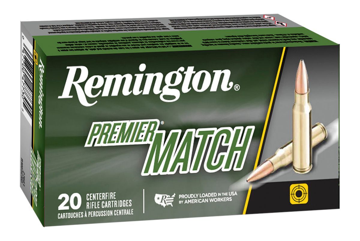 Remington Ammunition 27673 Premier Match 6.5PRC 140gr Berger Open Tip 20 Pe