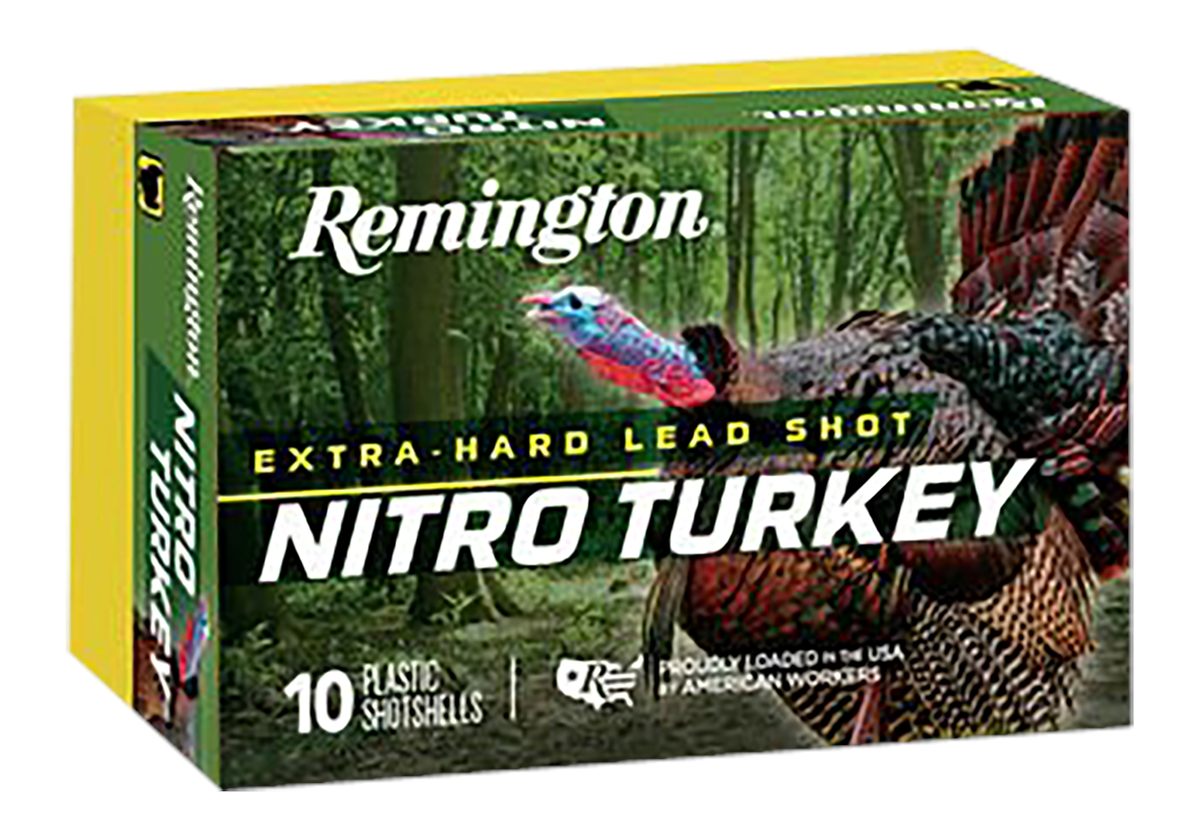 Remington Ammunition 26688 Nitro Turkey 12 Gauge 2.75in 1 1/2oz 5 Shot 10 P