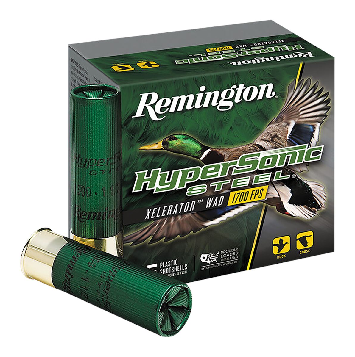 Remington Ammunition 26795 HyperSonic Steel 12 Gauge 3.50in 1 3/8oz 2 Shot
