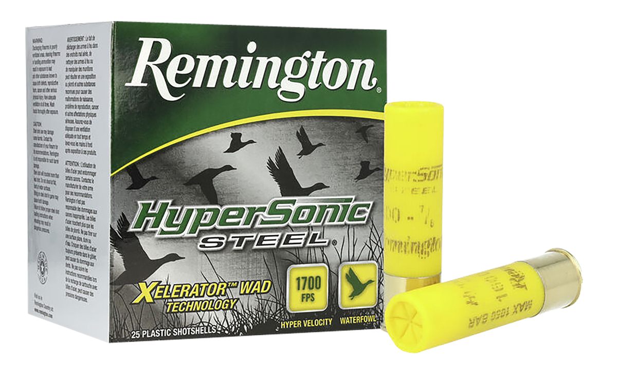 Remington Ammunition 26823 HyperSonic Steel 20 Gauge 3in 7/8oz 2 Shot 25 Pe