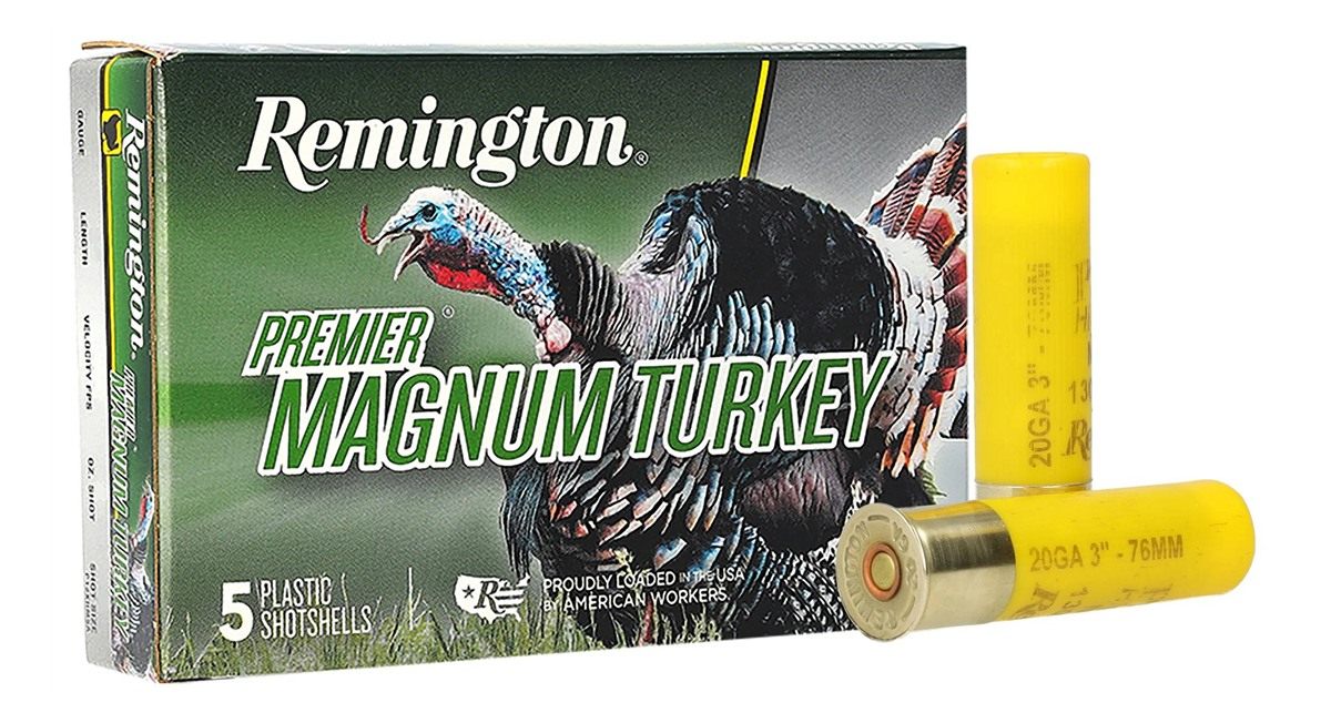 Remington Ammunition Premier Magnum Turkey Loads 20 ga 3 in 1/4 oz 6 1185 f