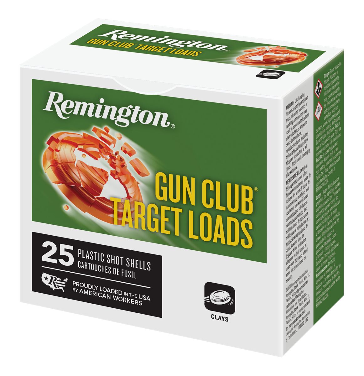 Remington Ammunition R20035 Gun Club 12 Gauge 2.75in 1oz 7.5 Shot 25 Per Bo