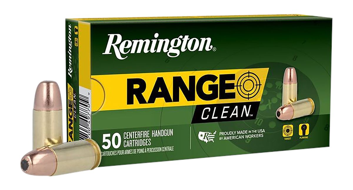 Remington Ammunition 27681 Range 9mmLuger 115gr Flat Nose Enclosed Base 50