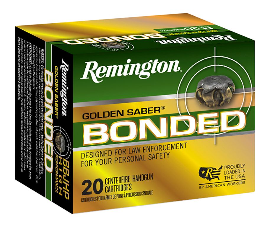 Remington Arms Ammunition R21368 Golden Saber Bonded 10mmAuto 180gr Brass J