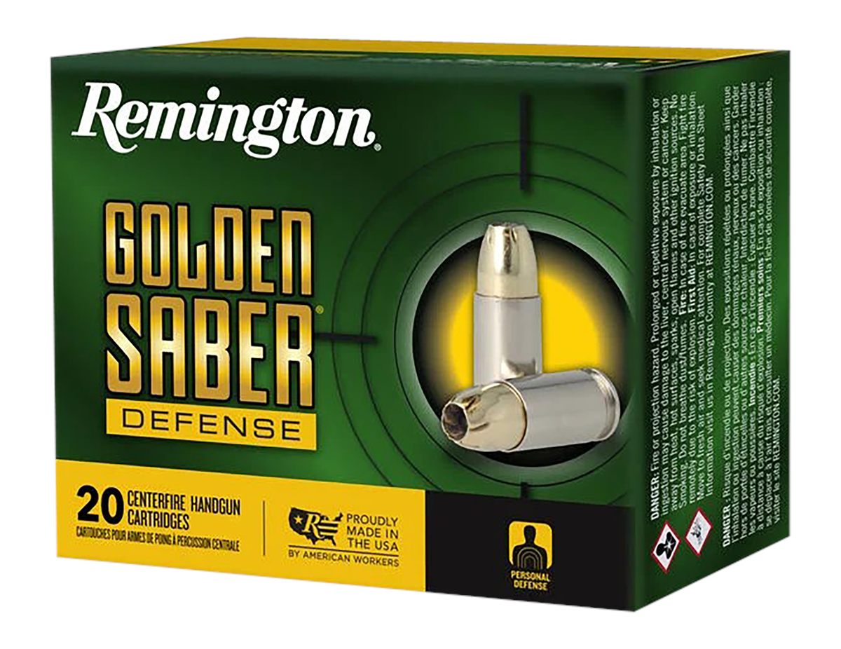 Remington Arms Ammunition R21369 Golden Saber Defense 10mmAuto 180gr Brass