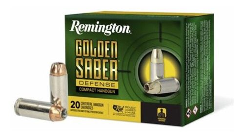 Remington Ammunition R21370 Golden Saber Defense 10mmAuto 180gr Brass Jacke view 2