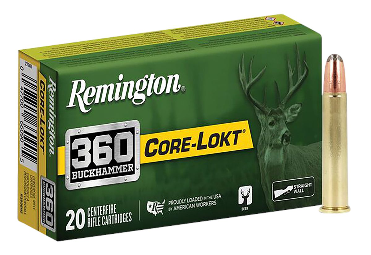 Remington Ammunition R27743 Core-Lokt 360 Buckhammer 200gr Soft Point 20 Pe