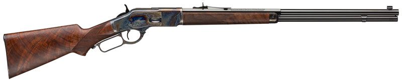 Winchester WRA M73 DLX 1/2 OCT CH Lever Rifle, 24in,S,357/38 GRD V/VI Wood