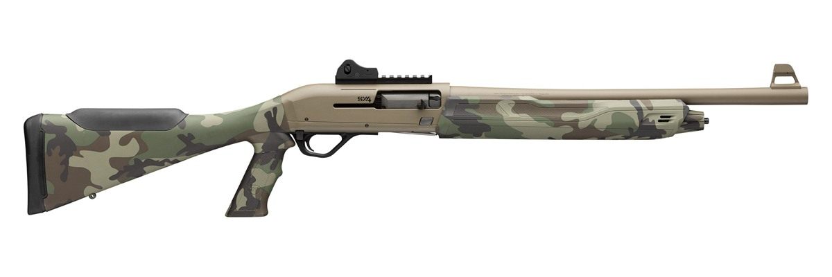 Winchester SX4 EXT Defender 12GA 3in 18.5in Woodland/FDE