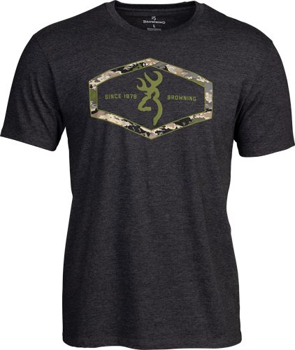 Browning SS T-Shirt Hexlock Dark Gray Large view 2