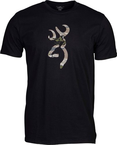 BROWNING SS T-SHIRT CAMO BUCKMARK BLACK/OVIX XXLARGE view 2