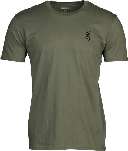 BROWNING SS T-SHIRT EMBLEM MILITARY GREEN XLARGE