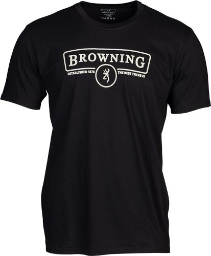 BROWNING SS T-SHIRT CONTOUR BLACK LARGE view 2