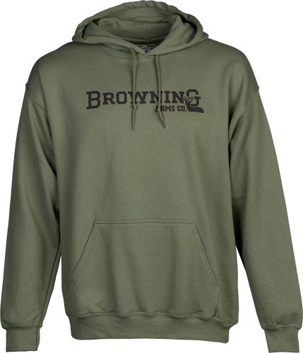 BROWNING HOODIE BRANDED BUCK MARK GREEN XXLARGE