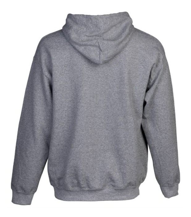 BROWNING HOODIE BRANDED BUCK MARK HEATHER GRAY LARGE