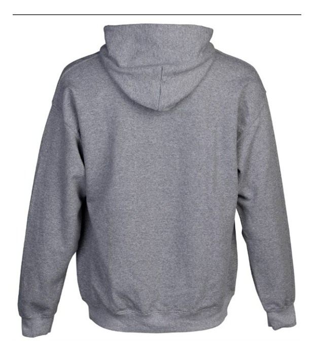 BROWNING HOODIE VINTAGE EMBLEM GREENHEAD HEATHER GRAY LARGE