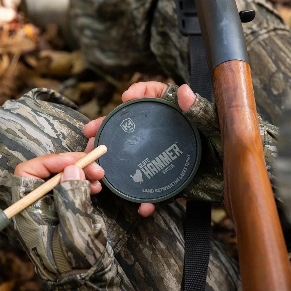 Moultrie Enterprises Knight Hale Slate Hammer Pot Turkey Call Lbtl Series view 2