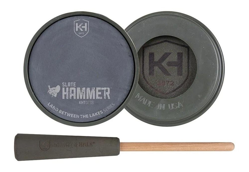 Moultrie Enterprises Knight Hale Slate Hammer Pot Turkey Call Lbtl Series view 3