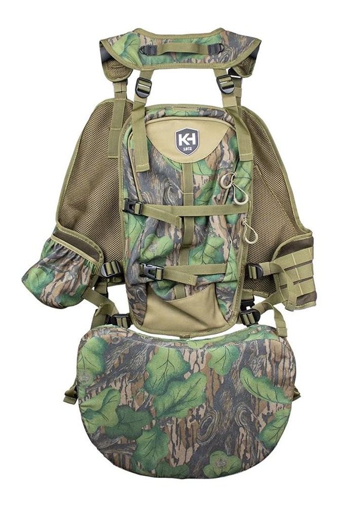 Moultrie Enterprises Knight Hale Run N' Gun 300 Turkey Vest Mossy Oak Full view 3