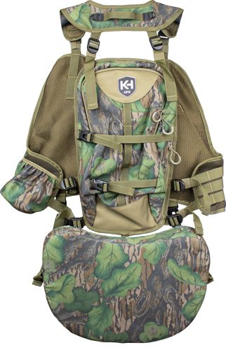 Moultrie Enterprises Knight Hale Run N' Gun 300 Turkey Vest Mossy Oak Full view 5