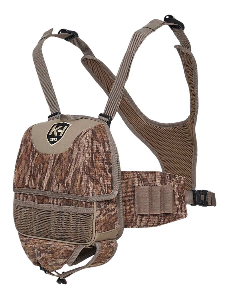 Moultrie Feeders Knight Hale Run N' Gun 100 Turkey Chest Rig Vest Mossy Oak
