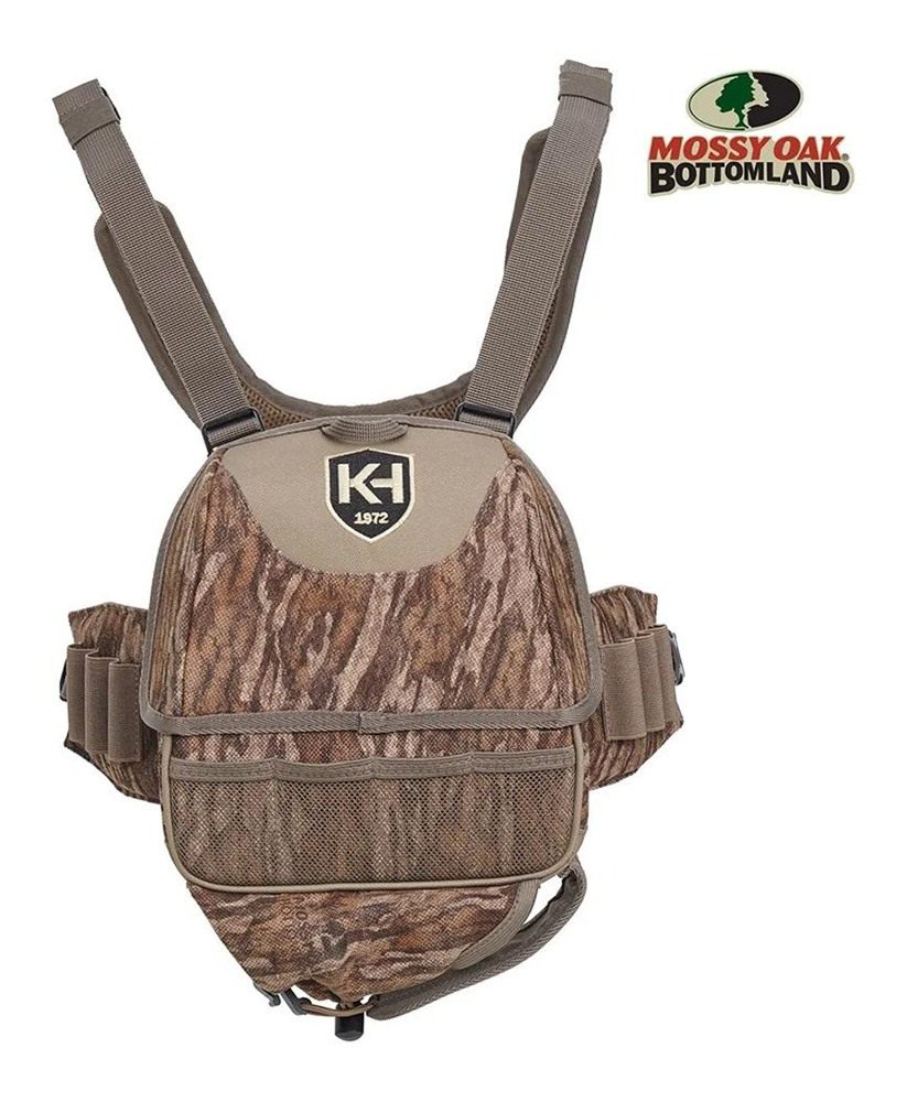 Moultrie Feeders Knight Hale Run N' Gun 100 Turkey Chest Rig Vest Mossy Oak view 2