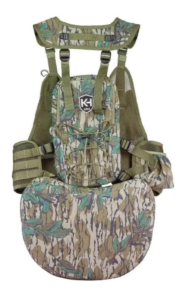 Knight and Hale Run N' Gun 200 Turkey Vest - Mossy Oak Greenleaf view 3