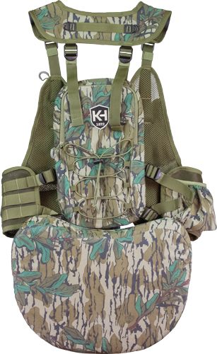 Knight and Hale Run N' Gun 200 Turkey Vest - Mossy Oak Greenleaf view 5