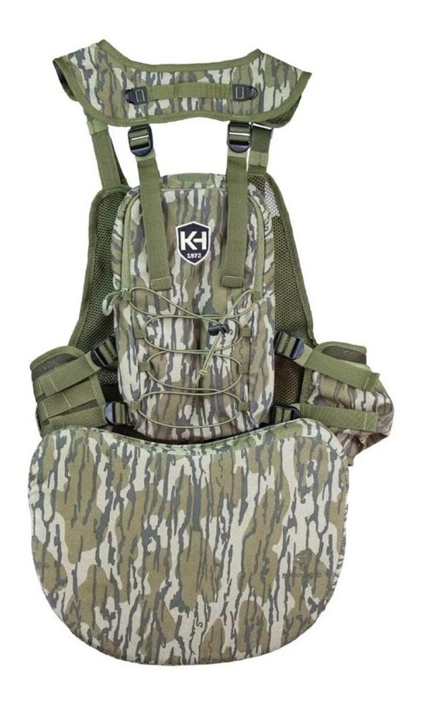Knight and Hale Run N Gun Turkey Vest Mossy Oak Original Bottomland view 3