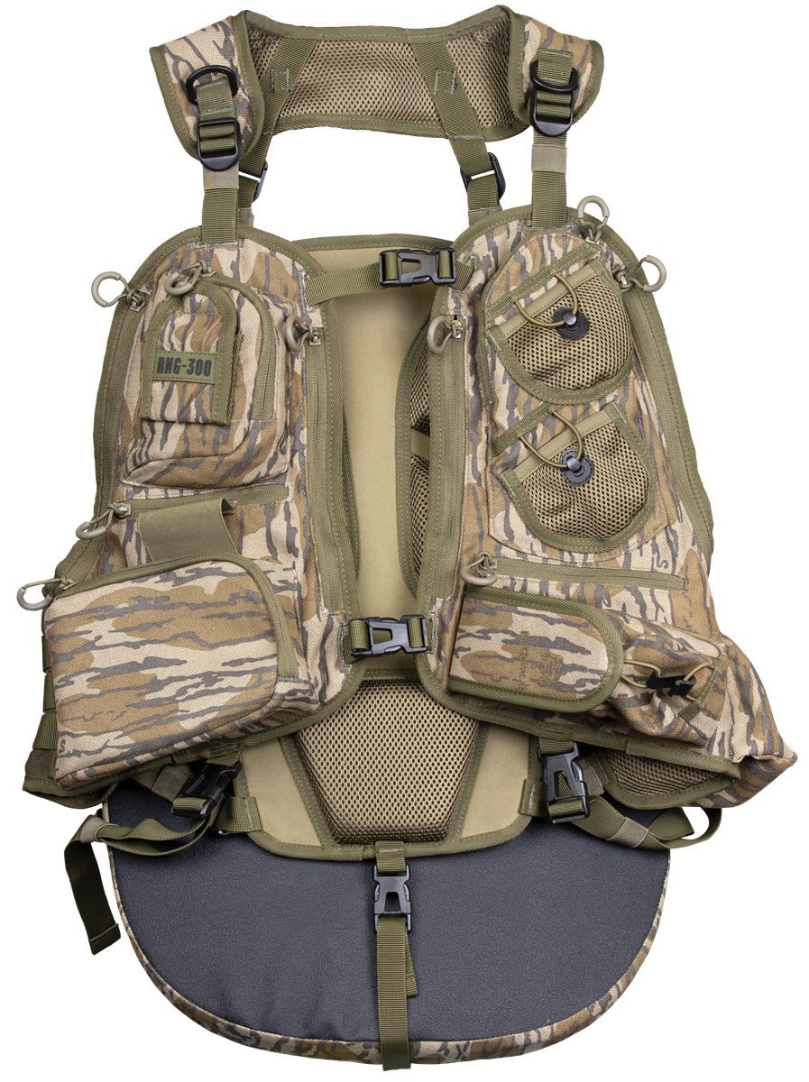 Moultrie Enterprises Knight Hale Run N' Gun 300 Turkey Vest Mossy Oak Botto